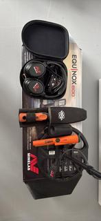 Equinox Minelab 800 met extra’s  metaaldetector, Plus de 30 cm, Discrimination dans la détection de métaux, Comme neuf, Enlèvement