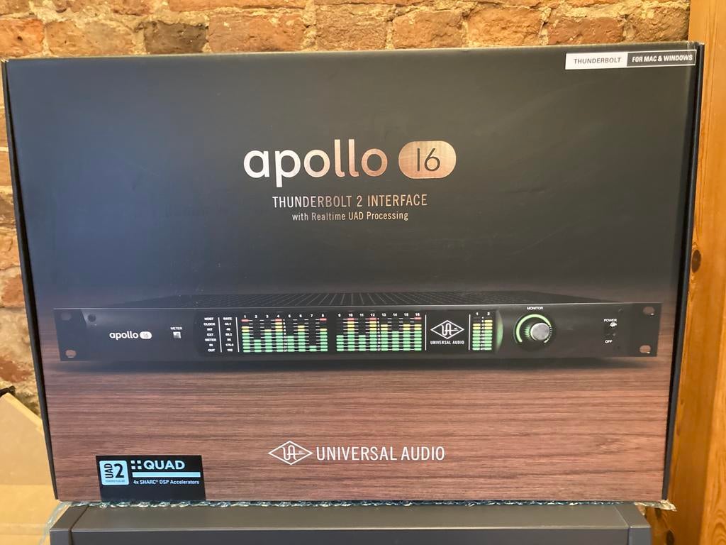 Universal Audio - Apollo 16 mk2 QUAD Thunderbolt, Muziek en Instrumenten, Mengpanelen, Zo goed als nieuw, 10 tot 20 kanalen, Ophalen