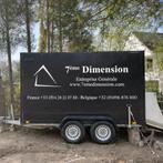 Remorque fourgon fermé, Autos : Divers, Enlèvement, Utilisé