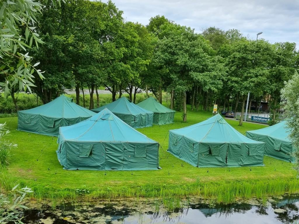 ***LEGERTENT KOPEN ***, Caravanes & Camping, Tentes, Enlèvement ou Envoi