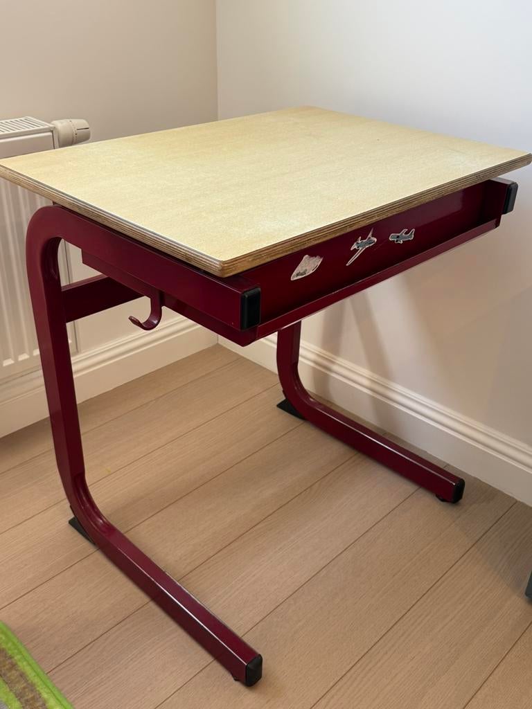 Bureau d’écolier vintage, Vintage, Ophalen, Gebruikt