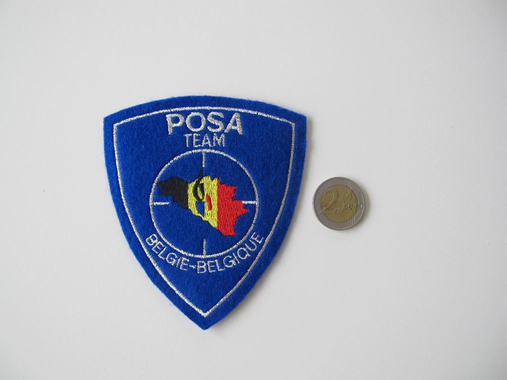 patch politie rijkswacht gendarmerie posa team DSU SIE, Ophalen of Verzenden, Rijkswacht, Embleem of Badge