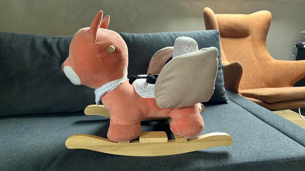 Schommelpaard vos Nattou, Ophalen, Zo goed als nieuw