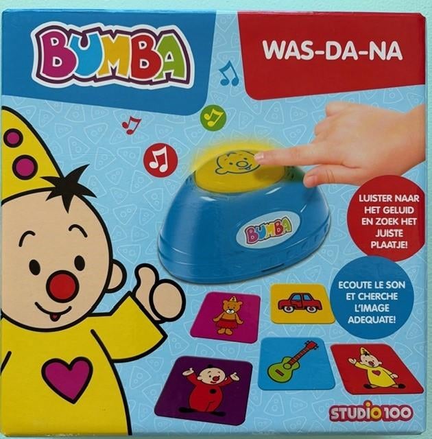 Bumba actie en geluidenspel: Was da na?, Een of twee spelers, Ophalen of Verzenden, Zo goed als nieuw, Studio 100