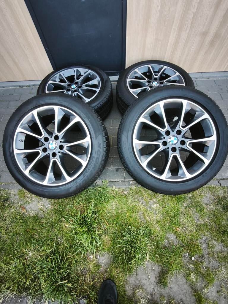 Jantes d'origine Bmw x5 F15 avec pneus 19 pouces, Autos : Pièces & Accessoires, Enlèvement, 19 pouces, Pneu(s)