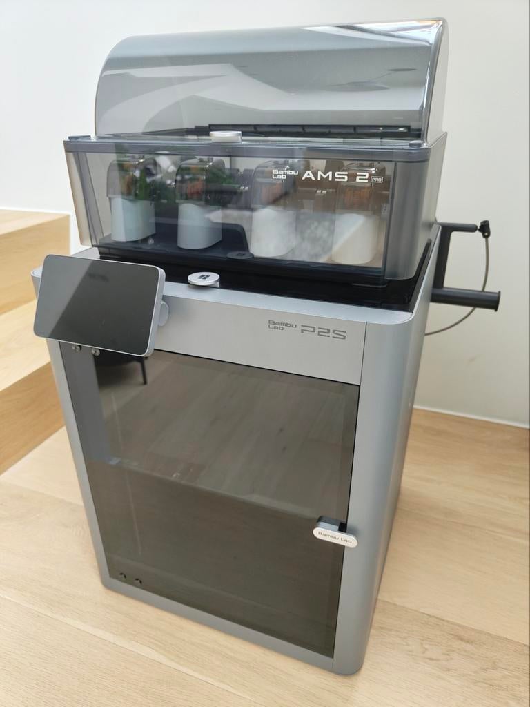 Bambu lab P2S (combo), Computers en Software, Ophalen, Zo goed als nieuw, Filament, Ingebouwde Wi-Fi