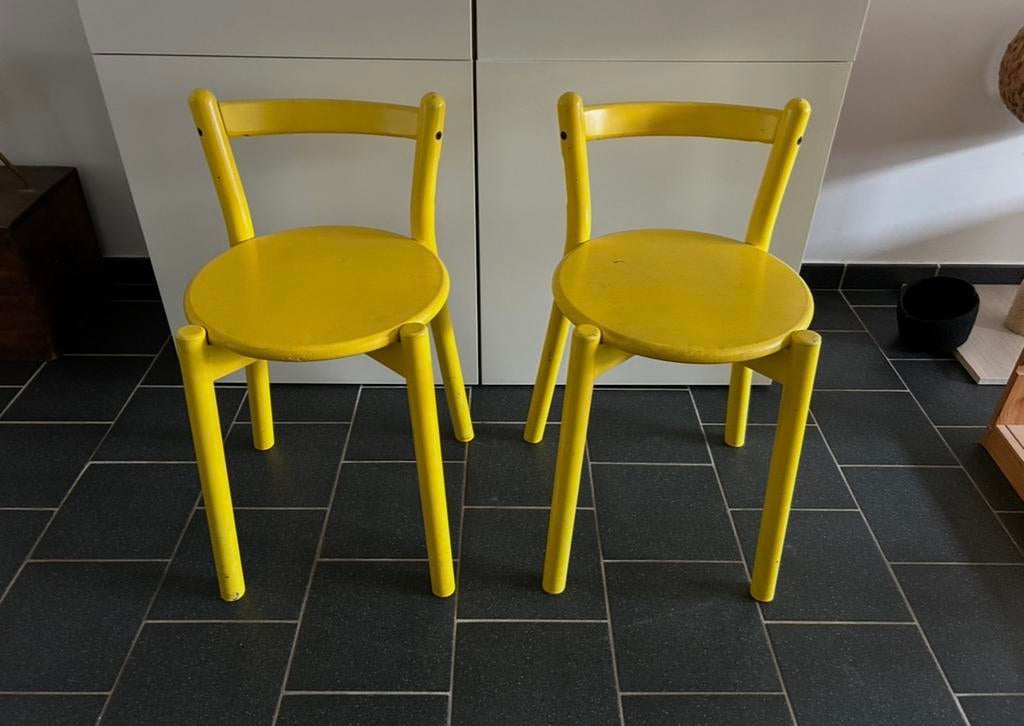 Ikea stoeltjes, Maison & Meubles, Enlèvement, Comme neuf