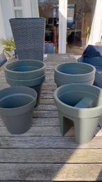 Assortiment bloempotten, Ophalen, Zo goed als nieuw, Kunststof, Balkon