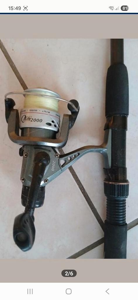 Canne a pêche téléscopique neuve 2M long PRIX 10 EUR, Sports nautiques & Bateaux, Pêche à la ligne | Général, Enlèvement