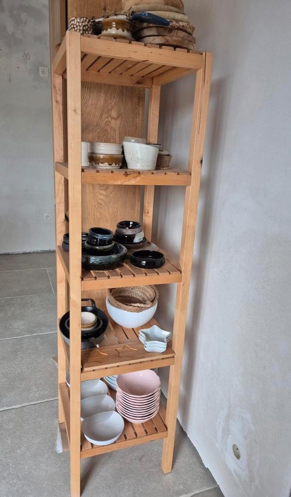 Étagère de cuisine/étagère de salle de bain en bois — 5 étag, Maison & Meubles, Armoires | Autre, Enlèvement