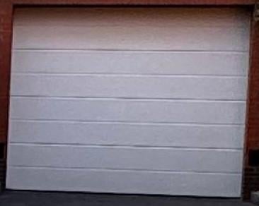 Elektrische Garagedeur merk:Agara., Ophalen, Wit