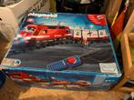 Playmobil treinset afstandsbediening+uitbreiding 4010 + 4124, Enlèvement, Comme neuf
