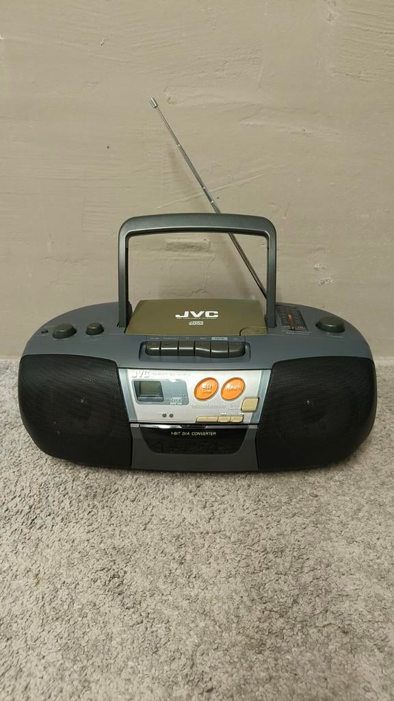 JVC draagbare radio met CD/cassette-speler, Audio, Tv en Foto, Ophalen, Radio