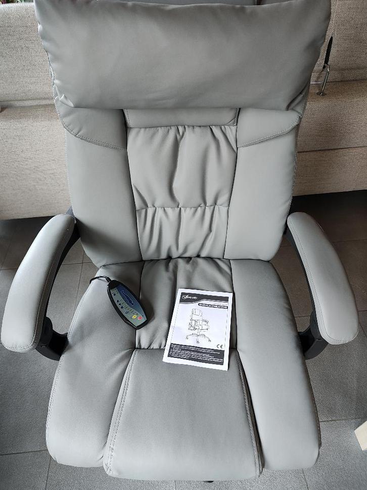 Fauteuil bureau 6 zones de massages, Maison & Meubles, Fauteuils, Comme neuf, Enlèvement