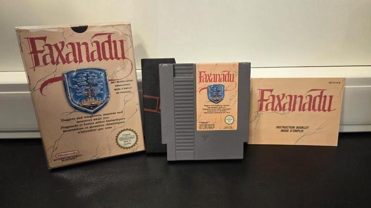 Faxanadu NES CIB, Games en Spelcomputers, Games | Nintendo NES, Gebruikt, Overige genres, 1 speler, Vanaf 3 jaar, Ophalen of Verzenden
