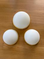 Set van 3 vintage Limburg plafondlampen – jaren 80, Ophalen, Gebruikt, Glas