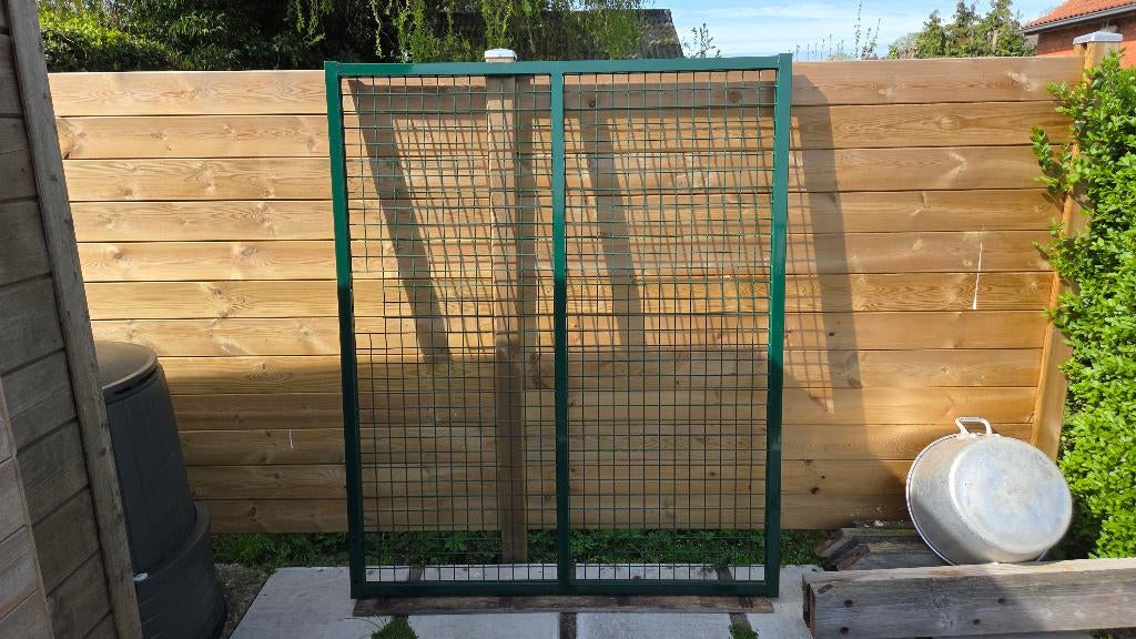 Tuinpoort (B 150 x H 180) zonder toebehoren, Tuin en Terras, Tuinpoorten, Ophalen, Staal, 150 tot 200 cm, Zo goed als nieuw