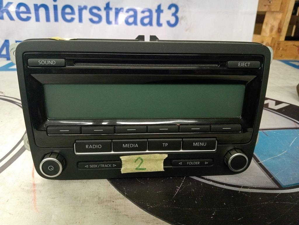 VW BLAUPUNKT Radio BP-7 647 201 360, Auto diversen, Autoradio's, Gebruikt, Ophalen of Verzenden