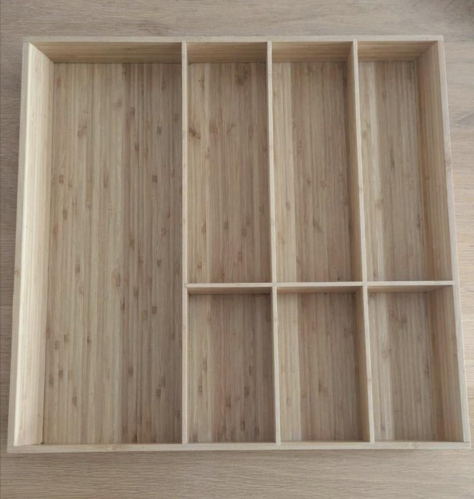 Bamboe besteklade ikea, Ophalen