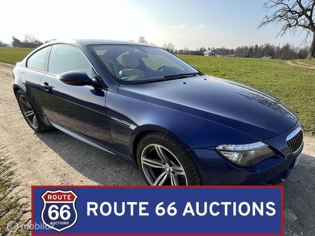 BMW M6 | 2008 | Route 66 Auctions, Auto's, BMW, Bedrijf, Te koop, 6 Reeks, Benzine, Overige carrosserie, Handgeschakeld, Zwart