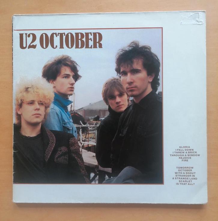 U2 - October LP, Cd's en Dvd's, Vinyl | Rock, Gebruikt, Alternative, Ophalen of Verzenden