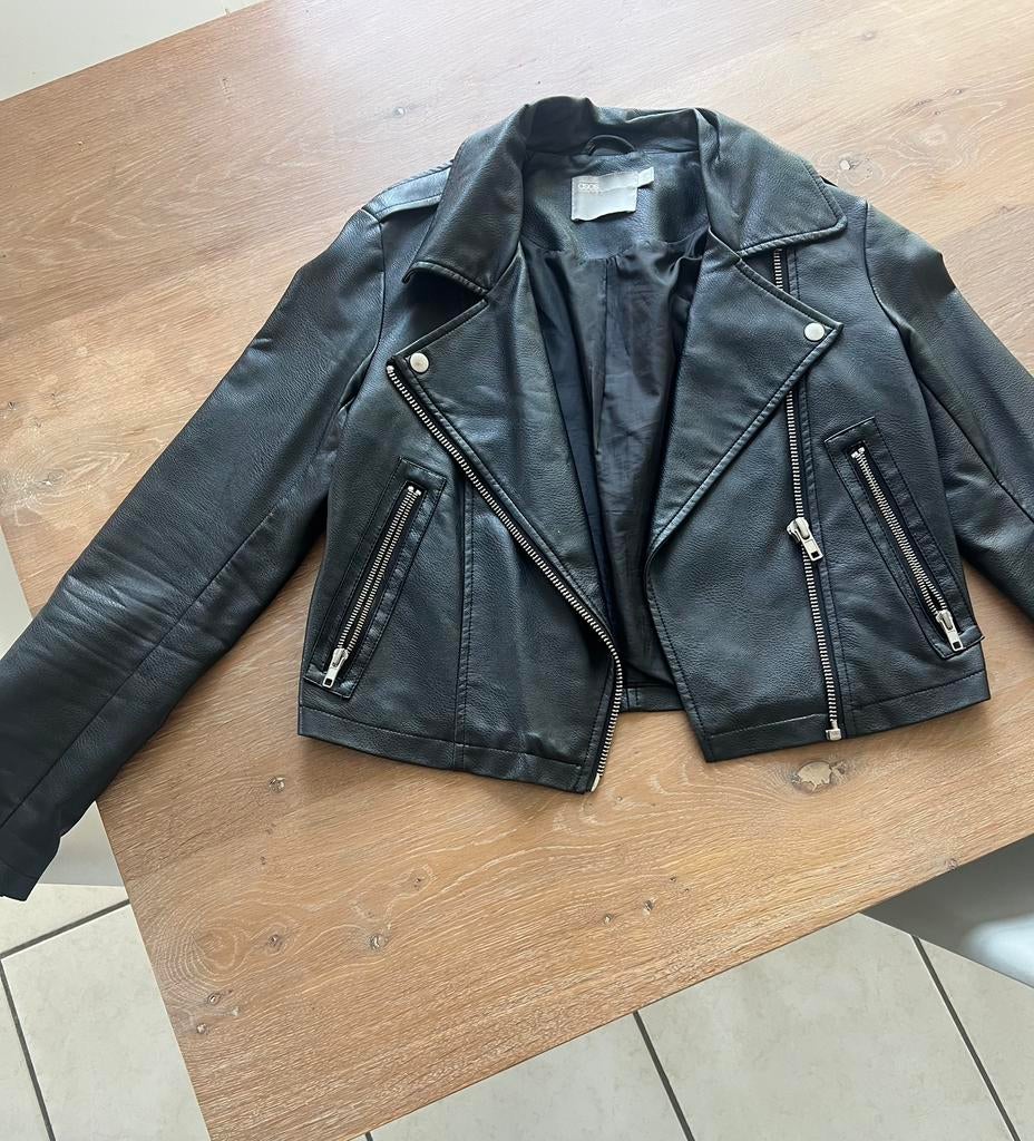 Neplederen jasje, Kleding | Dames, Jasjes, Kostuums en Pakken, Ophalen of Verzenden, Zo goed als nieuw, Jasje