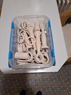 HOUTEN RINGEN, Huis en Inrichting, Stoffering | Gordijnen en Lamellen, Ophalen, Zo goed als nieuw, Wit