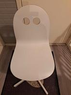 Chaise de bureau pour enfant Ikea Sibben- Valfred, Enlèvement ou Envoi, Comme neuf, Blanc, Chaise de bureau