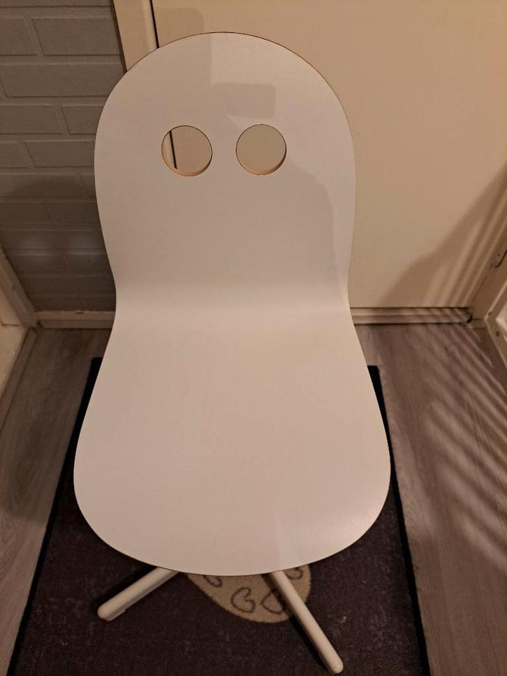 Chaise de bureau pour enfant Ikea Sibben- Valfred, Maison & Meubles, Chaises de bureau, Comme neuf, Chaise de bureau, Blanc, Ergonomique