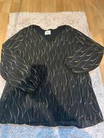 zwart met goud hemd terra die sienna maat 42, Kleding | Dames, Ophalen of Verzenden, Zo goed als nieuw, Maat 42/44 (L), Zwart