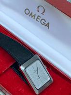 Vintage Omega Genève Handopwinding “Tank stijl” Gereviseerd, Ophalen of Verzenden, Omega