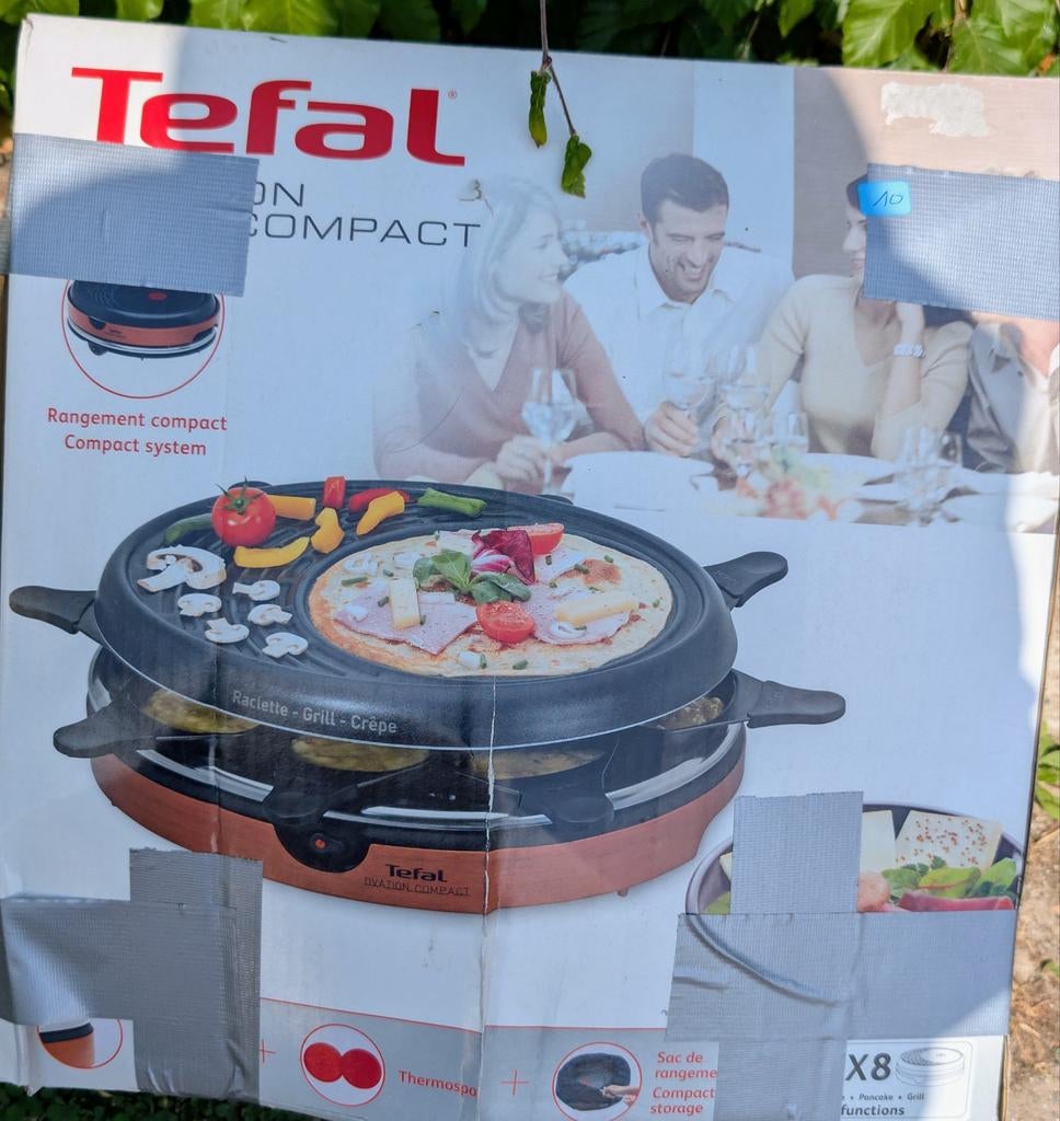 Tefal raclette grill, Ophalen