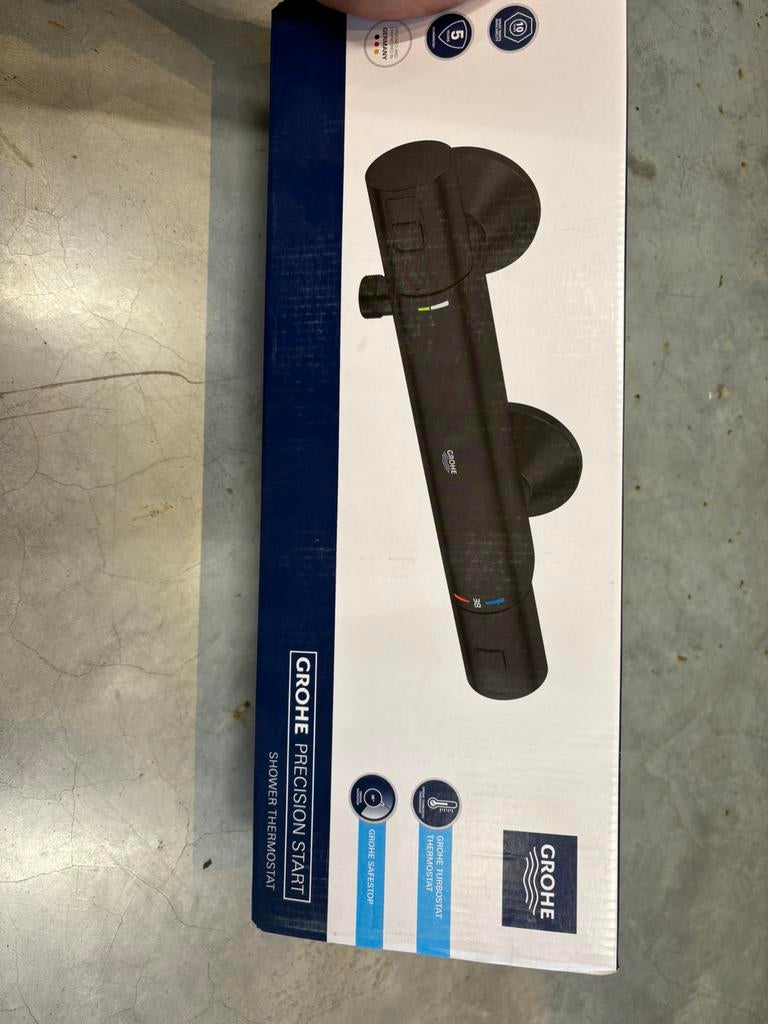 Grohe mitigeur douche noir neuf, Bricolage & Construction, Sanitaire, Enlèvement, Comme neuf, Douche