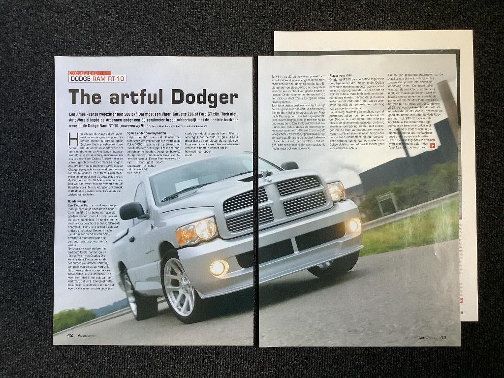 Artikel Dodge Ram RT-10, Ophalen of Verzenden, Zo goed als nieuw, Overige merken