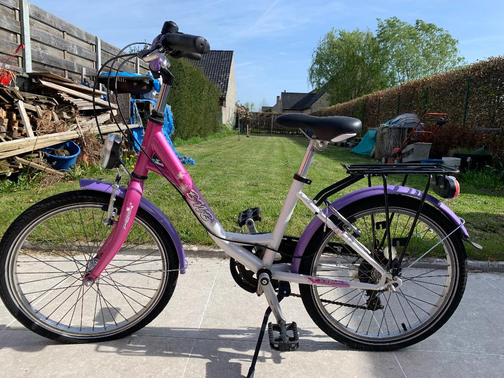 Kinderfiets, Fietsen en Brommers, Fietsen | Meisjes, Versnellingen, Zo goed als nieuw, 18 inch, Ophalen