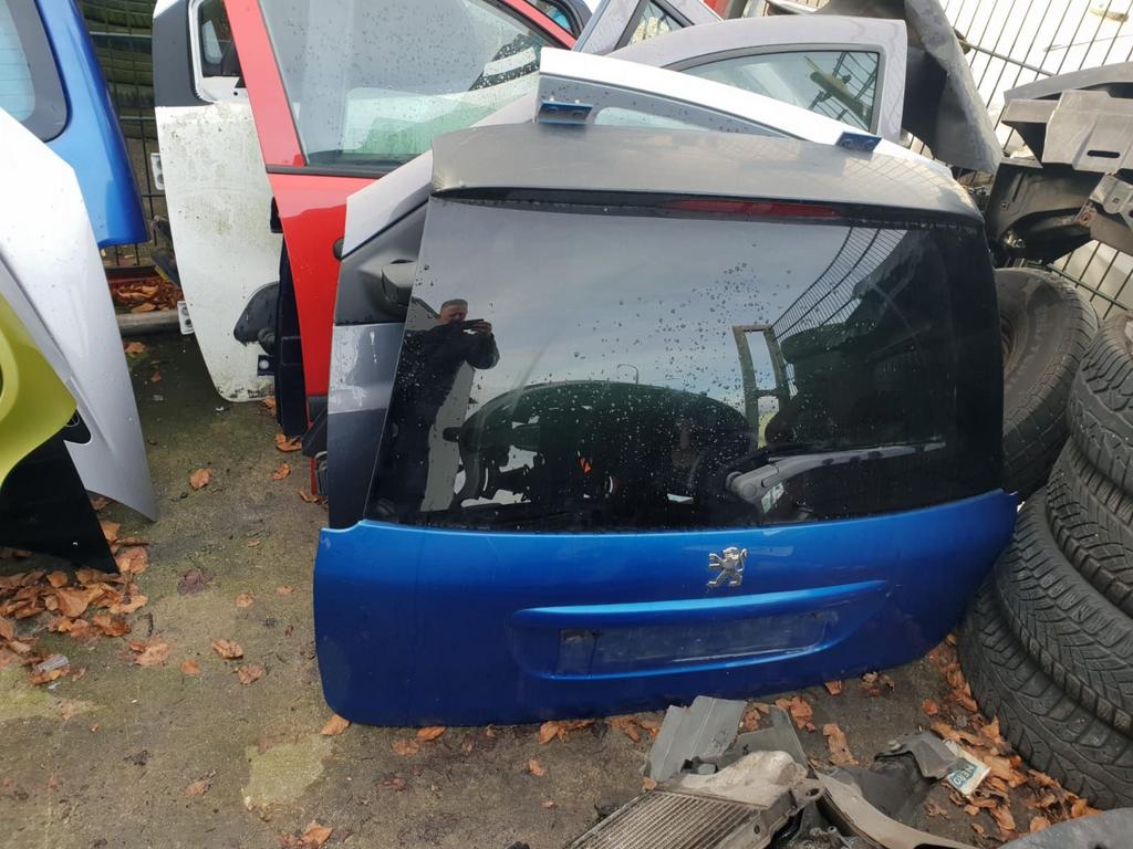 PEUGEOT 206 SW ACHTERKLEP BJ 98 TOT 2008, Arrière, -, Haillon arrière, Utilisé