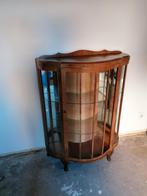 Prachtige Art Deco "Demi-lune" vitrinekast - opknapper, Maison & Meubles, Enlèvement