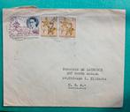 Lot de 3 lettres du Congo vers USA années 1950, Timbres & Monnaies, Timbres | Afrique, Enlèvement ou Envoi, Autres pays, Affranchi