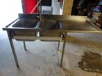 plonge 2 bacs inox, Articles professionnels, Enlèvement, Utilisé