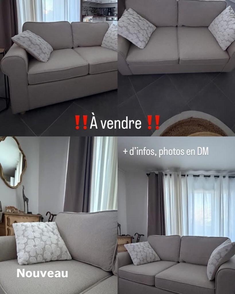 Canapé deux places NOUVEAU, Enlèvement, Neuf, Tissus
