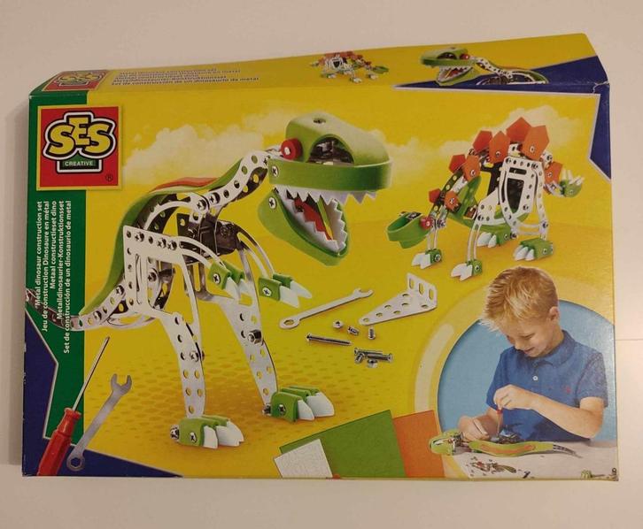SES metaal constructieset dino nieuw, Kinderen en Baby's, Speelgoed | Educatief en Creatief, Nieuw, Knutselen, Bouwen, Ophalen