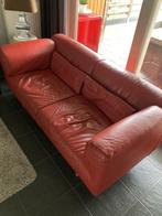 Cassina MET 180 rood leder, Huis en Inrichting, Zetels | Zetels, Ophalen, Gebruikt, Tweepersoons, Leer