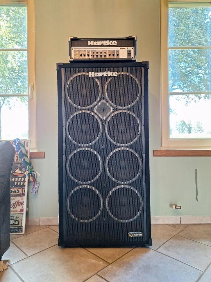 Hartke HA5500 + VX810, Musique & Instruments, Amplis | Basse & Guitare, Enlèvement