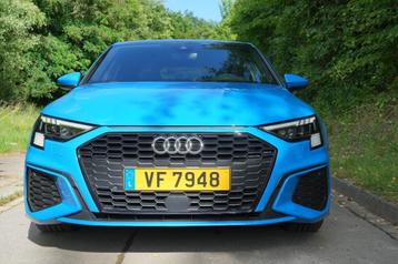 A3 30 g-tron Sportback S tronic S line, Euro 6, Carnet d'entretien, Noir, 5 places