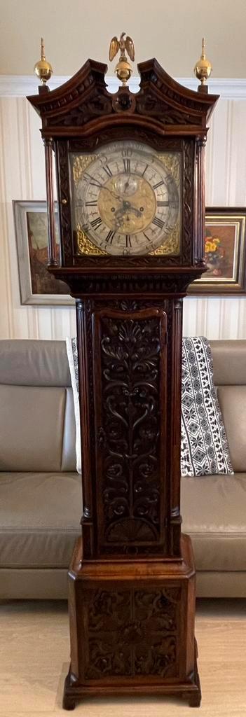 Prachtige Engelse staande George III klok, Antiek en Kunst, Antiek | Klokken, Ophalen