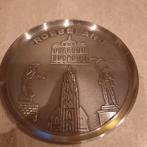 Roeselare , tinnen bord . 14 cm diameter ., Enlèvement ou Envoi, Comme neuf