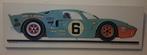 Reliëfdecoratie : Ford GT40 Jacky Ickx & J. Oliver LeMans 69, Hobby en Vrije tijd, Overige merken, Auto, Groter dan 1:32, Nieuw