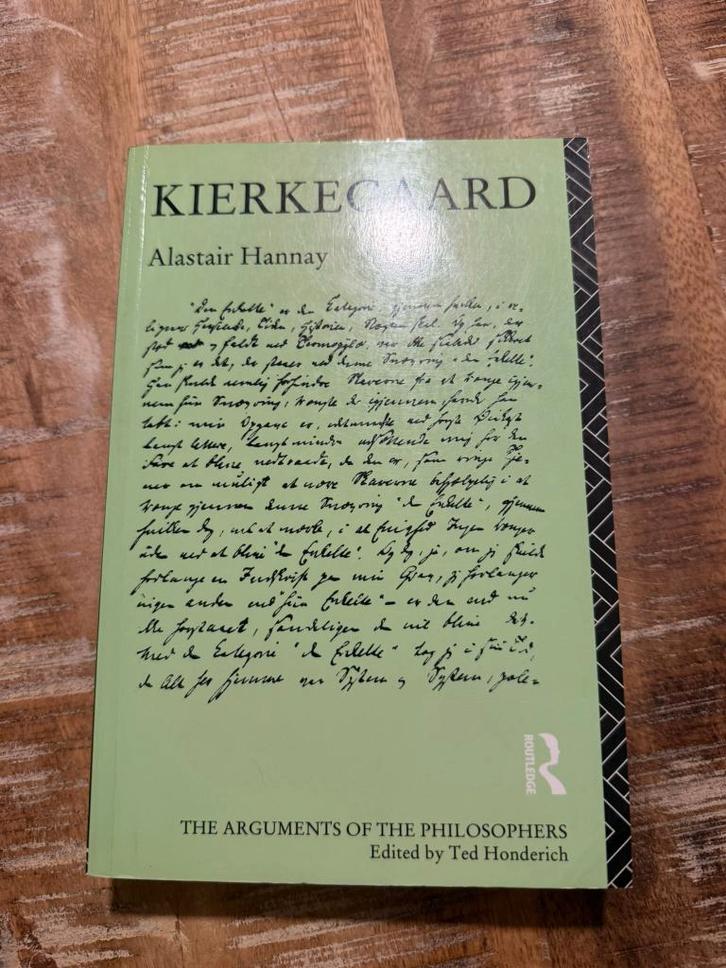 Kierkegaard - Alastair Hannay *The arguments of the, Boeken, Filosofie, Zo goed als nieuw, Cultuurfilosofie, Ophalen of Verzenden