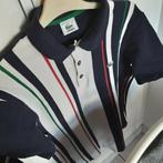Polo Lacoste Vintage à Rayures Multicolores taille 5, Enlèvement ou Envoi, Comme neuf, Bleu