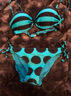 Bikini maat M in turquoise, Ophalen, Gedragen, Blauw, Bikini
